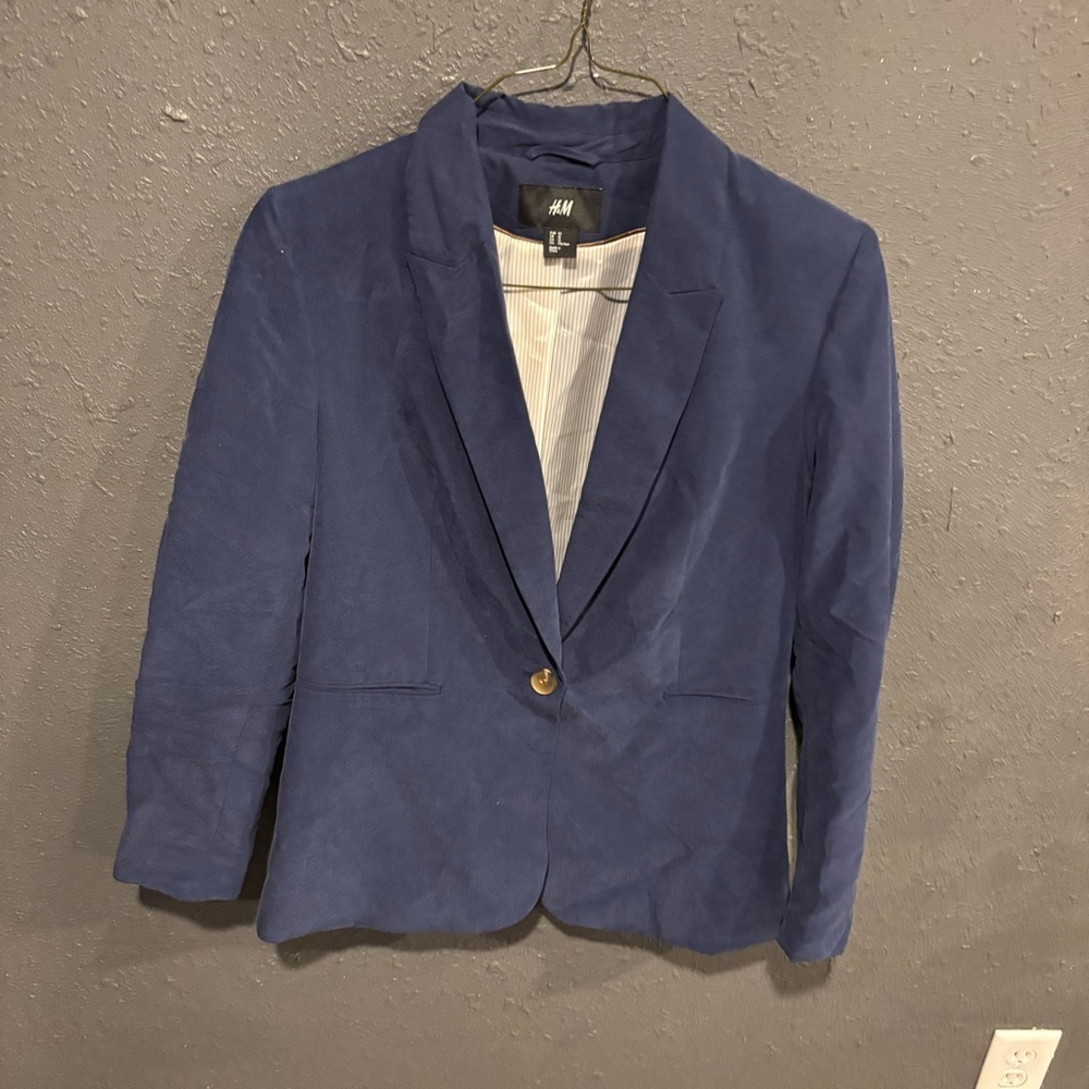 H&M Women's Blue Blazer